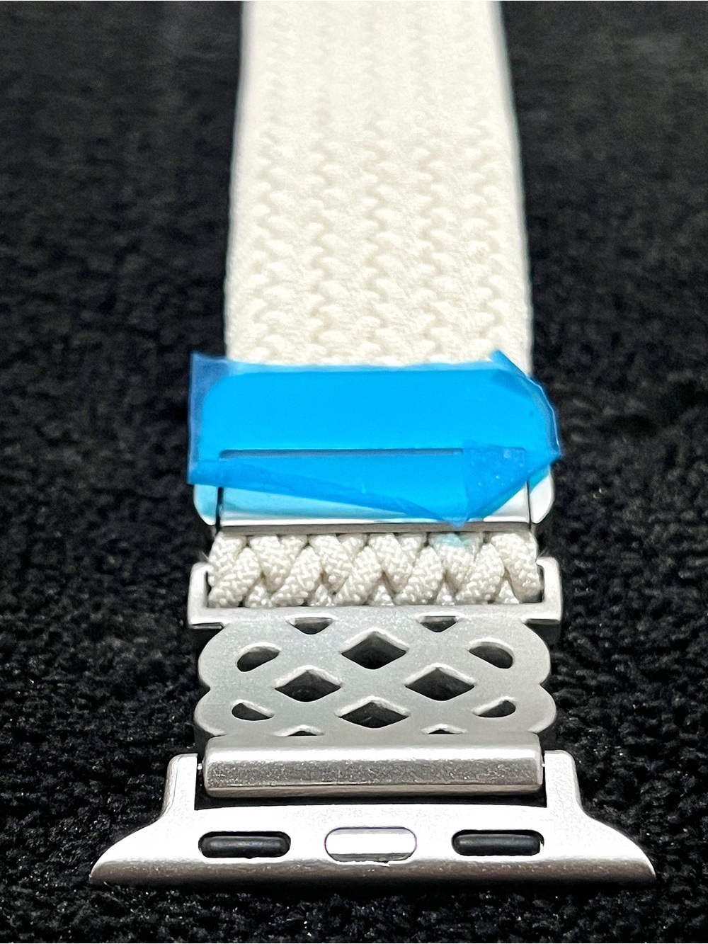 Celtic Knot Braided Starlight Band for Apple Watch 42/44/45/49mm Brushed Nickel - Picture 2 of 2